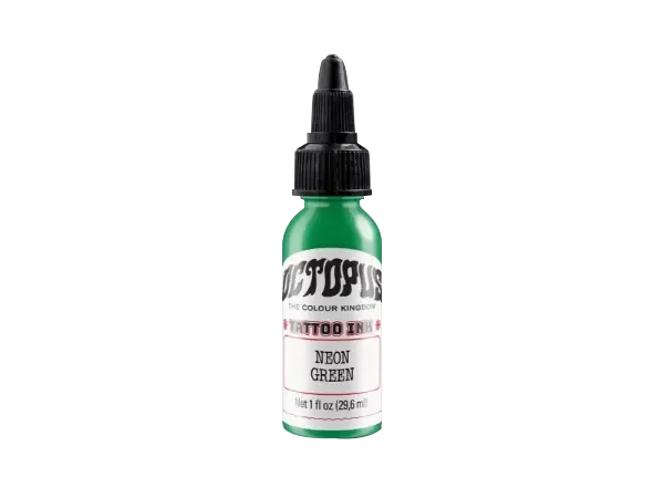 Tinta Octopus Neon Green 1 Oz