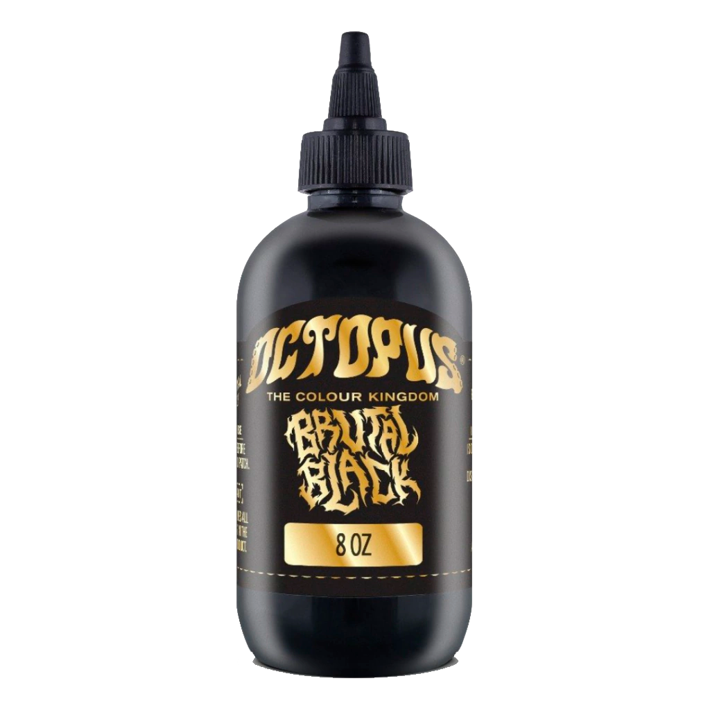 Tinta Octopus Brutal Black 8 Oz