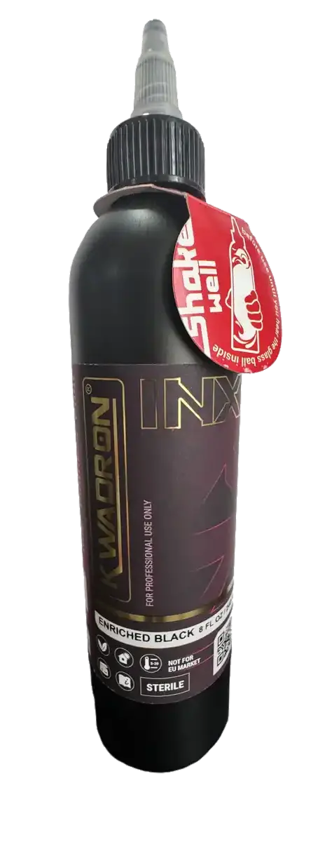 kwadron - tinta black - 8 Oz