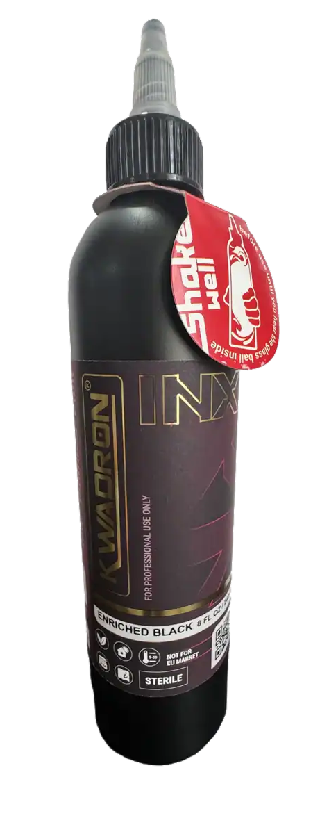 kwadron - tinta black - 8 Oz