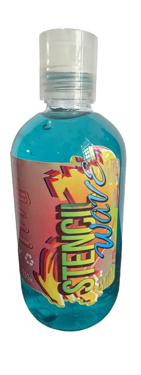 stencil wave - blue - 250ml